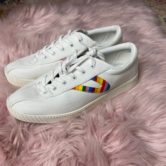 rainbow tretorn sneakers